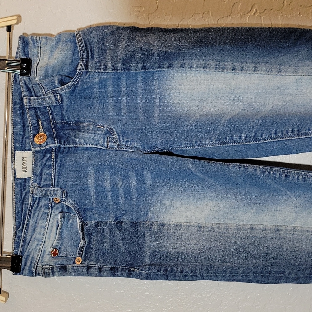 Hudson Distressed Piped Raw Hem Jean 12 — image 4 of 8